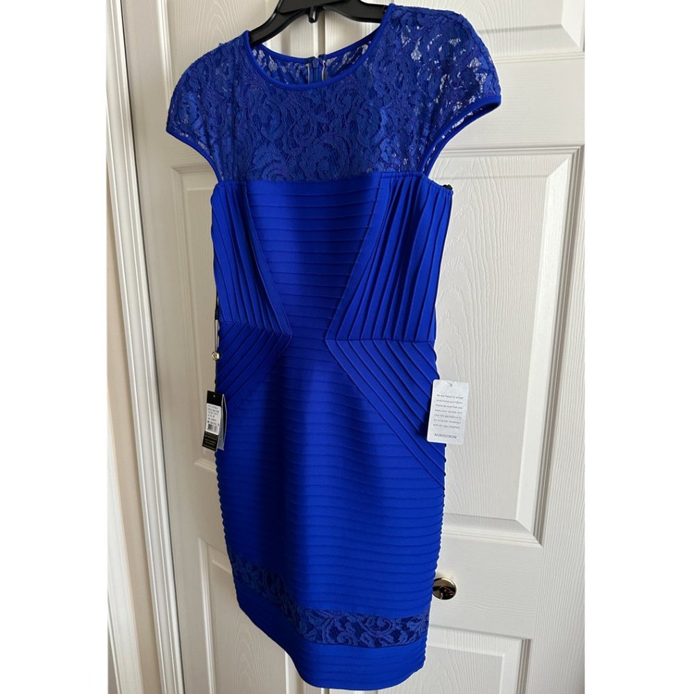Tadashi Shoji Lapis Blue (Cobalt Blue) Dress, Size M, NWT